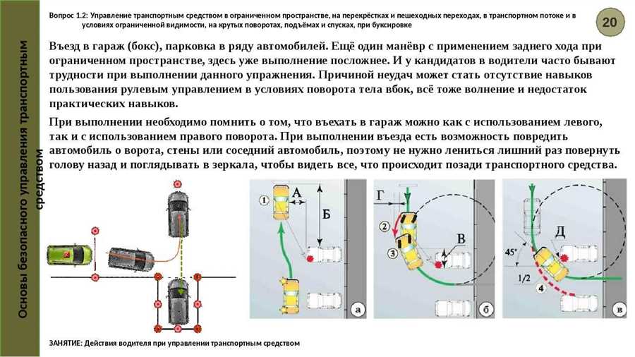 Техника параллельной парковки